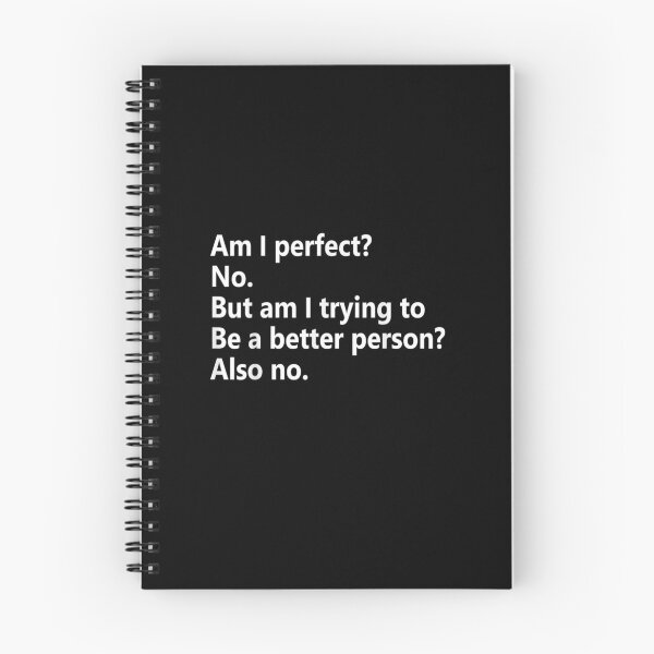 Item preview, Am I No Am I Trying To Be A Better Person Funny designed and sold by SemajshiMaah.