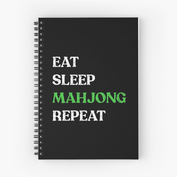 Item preview, Eat Sleep Mahjong Repeat! It's Mahjong Time Mahjongg Fans! designed and sold by teeworthy.