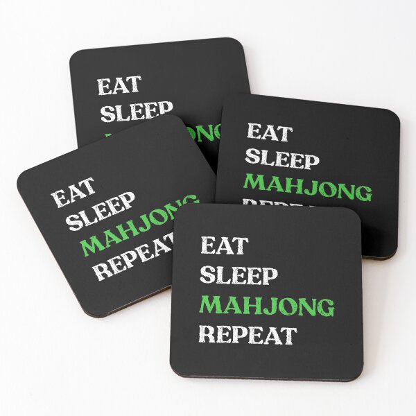 Item preview, Eat Sleep Mahjong Repeat! It's Mahjong Time Mahjongg Fans! designed and sold by teeworthy.