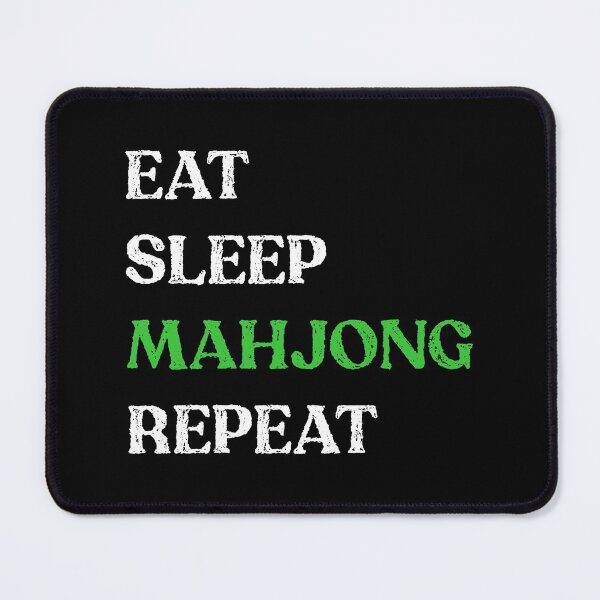 Item preview, Eat Sleep Mahjong Repeat! It's Mahjong Time Mahjongg Fans! designed and sold by teeworthy.