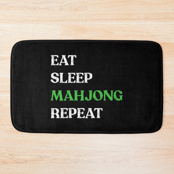 Item preview, Eat Sleep Mahjong Repeat! It's Mahjong Time Mahjongg Fans! designed and sold by teeworthy.