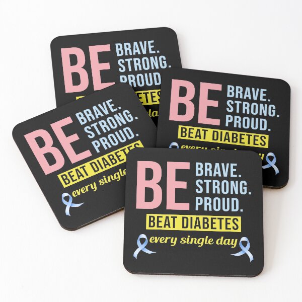 Item preview, Diabetes Awareness Supporter Fighters Motivational designed and sold by CuteDesigns1.