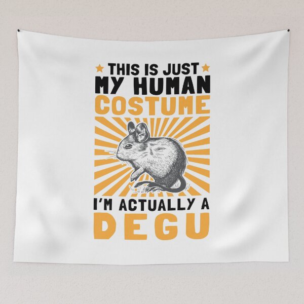 Item preview, Degu costume rodent Chilean rodent gift designed and sold by madgrfx.