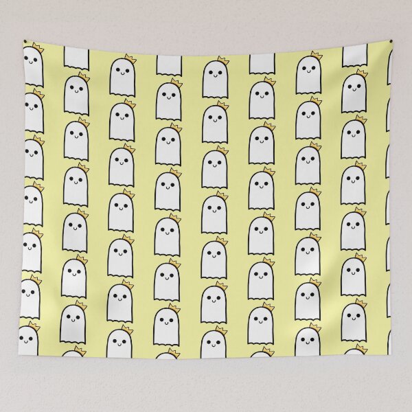 Item preview, Minimalistic Yellow Cute Ghost , Scary And Spooky Halloween  designed and sold by Barolina.