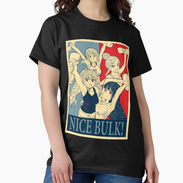 Item preview, How heavy are the dumbbells you lift Nice Bulk Anime Manga Poster Classic designed and sold by BillEddie.