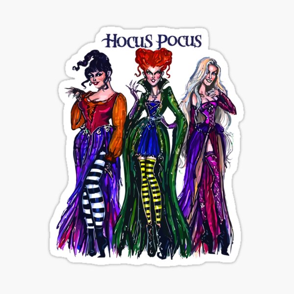 Hocus Pocus Straw Topper- Witchy Sisters Halloween – Etch and Ember