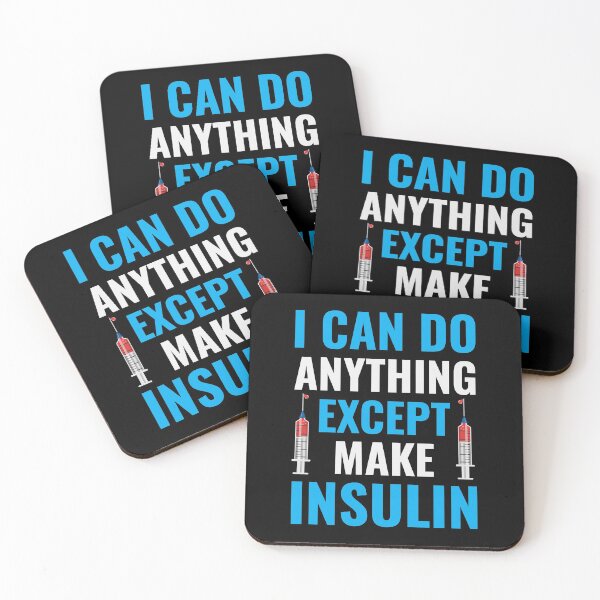 Item preview, Diabetes Awareness Funny Quotes Sarcastic Humour designed and sold by CuteDesigns1.