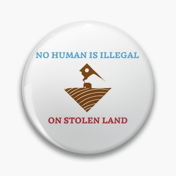 Item preview, No Human Is Illegal On Stolen Land Classic T-Shirt designed and sold by Lenoord.