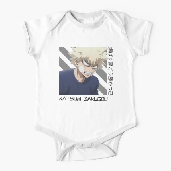 Katsuki Bakugou Short Sleeve Baby One Piece Redbubble