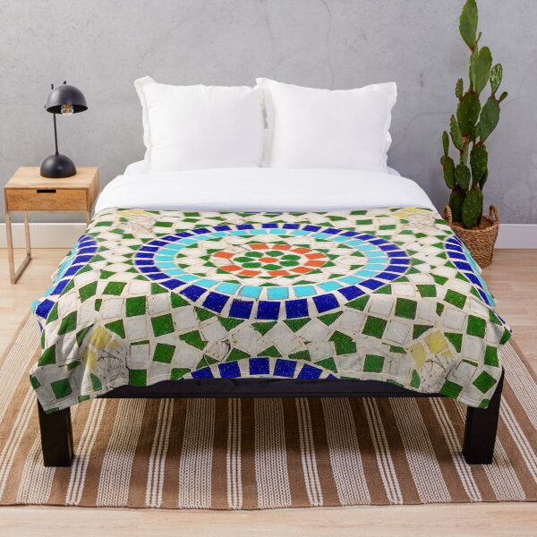 Item preview, Tiled Mosaic Flower Circle designed and sold by Laura Baruffa.
