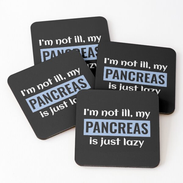 Item preview, Diabetes Awareness Funny Quotes Pancreas Humour designed and sold by CuteDesigns1.