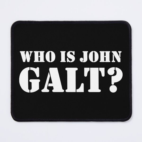 Item preview, Who is John Galt? designed and sold by Heloisa Facchin.