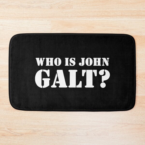 Item preview, Who is John Galt? designed and sold by Heloisa Facchin.