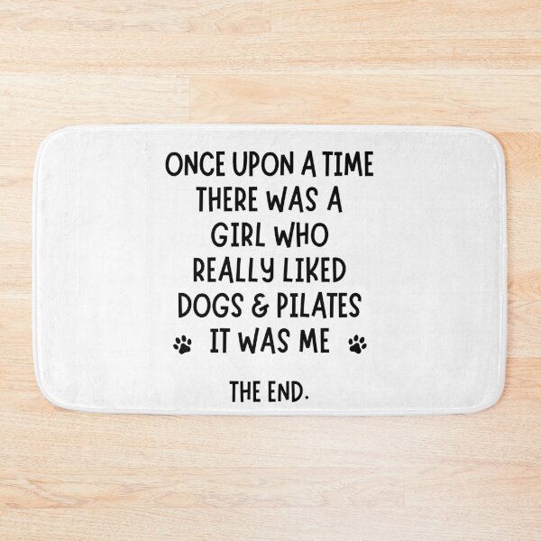 Item preview, A girl who really liked dogs & pilates designed and sold by TheGreenGoat.