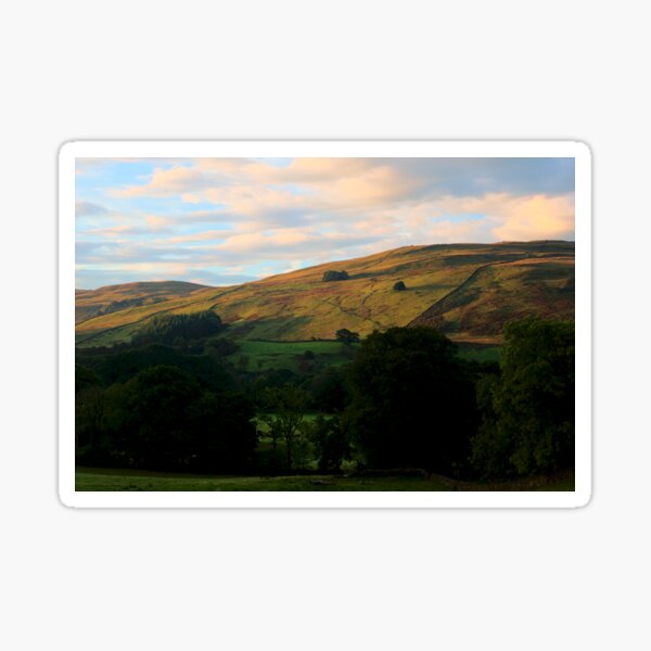 Sunrise Hillside in the Yorkshire Dales Sticker