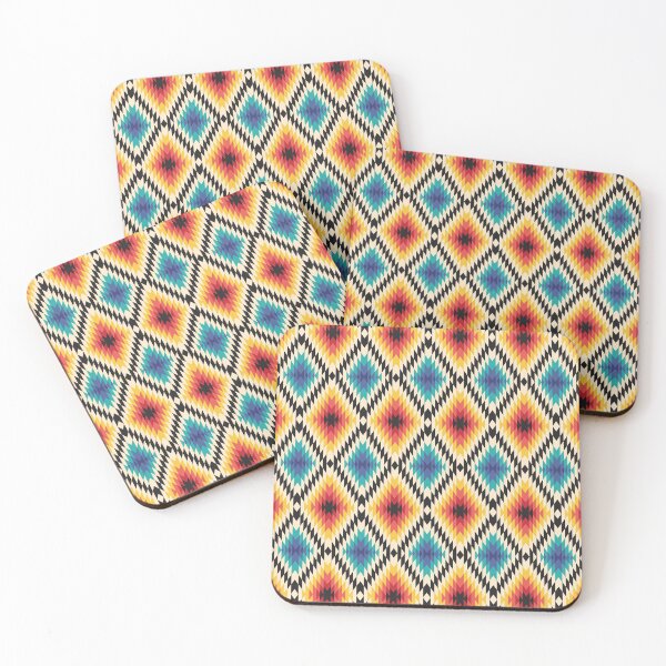 Item preview, colorful ethnic geometric pattern designed and sold by GeomePattern.