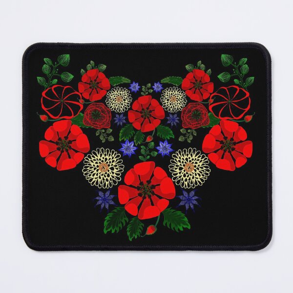 Item preview, Cute Floral Ukraine Retro Vintage Ukrainian Embroidery Vyshyvanka Style designed and sold by r-silver.