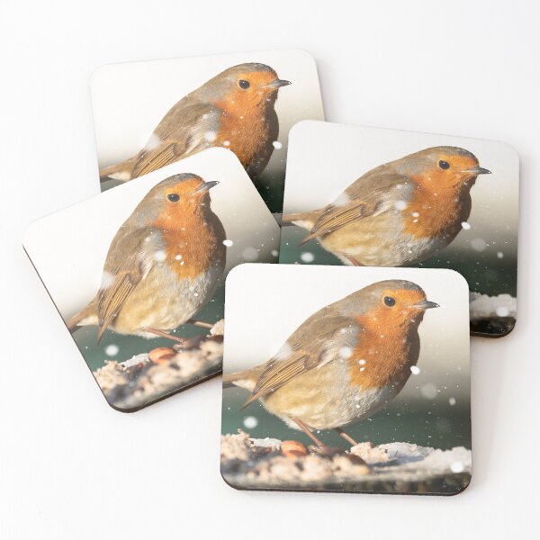 Item preview, Robin in the snow designed and sold by Mike Cave.