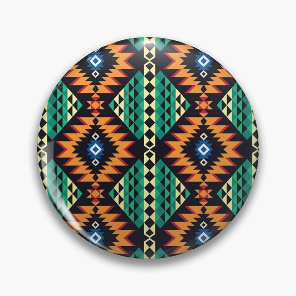 Item preview, colorful ethnic geometric pattern designed and sold by GeomePattern.