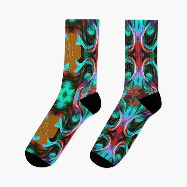 Item preview, Vibrant Psychedelic Botanical Abstract Pattern, 3, Graphic Psychedelic Abstract Art, Inspired by Nature-floral abstract art, Graphic Psychedelic Abstract Art, Inspired by Nature-floral abstract art designed and sold by Adri Barnard.