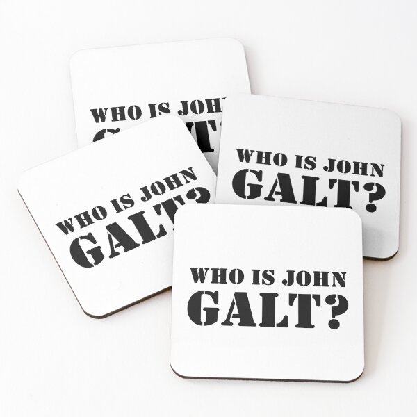 Item preview, Who is John Galt? designed and sold by Heloisa Facchin.