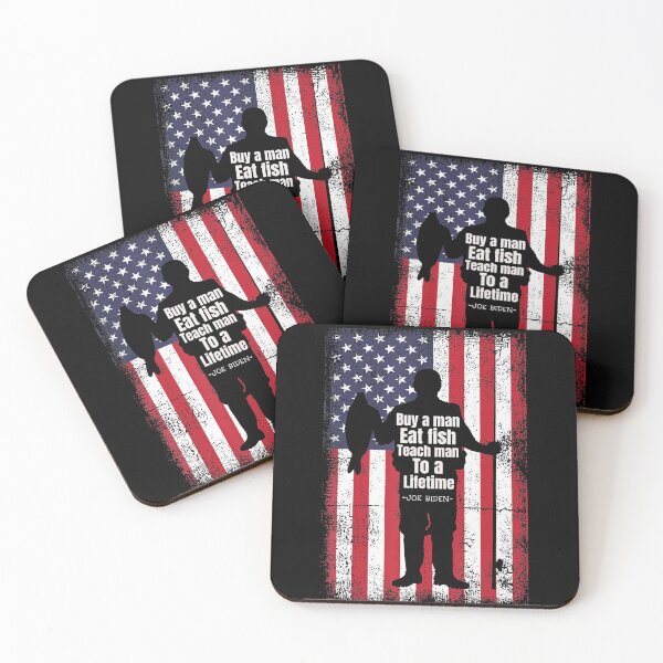 Item preview, Joe Biden buy a man eat fish teach man to a lifetime American flag fish essential  designed and sold by Designs Of all kinds.