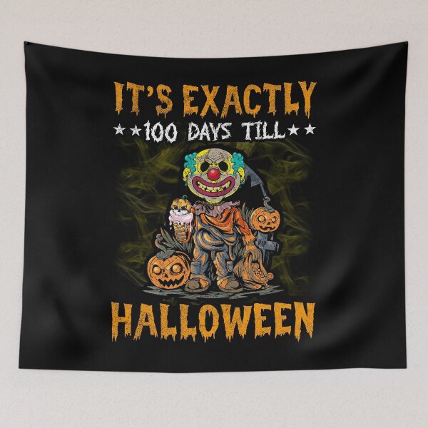 Item preview, IT´S EXACTLY 100 DAYS TILL - HALLOWEEN designed and sold by KHAOTICSHOP.