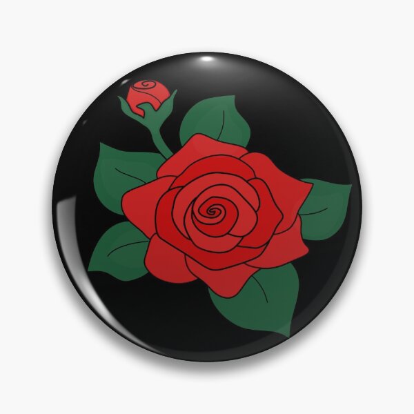 Item preview, A Red Rose with rose bud designed and sold by nutmegfairy.