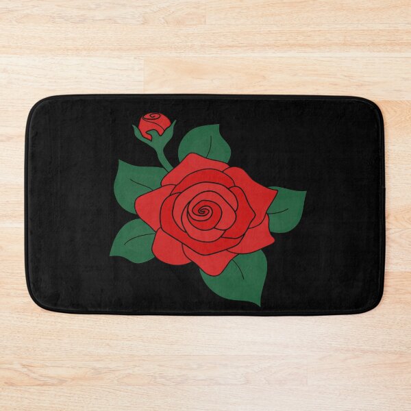 Item preview, A Red Rose with rose bud designed and sold by nutmegfairy.