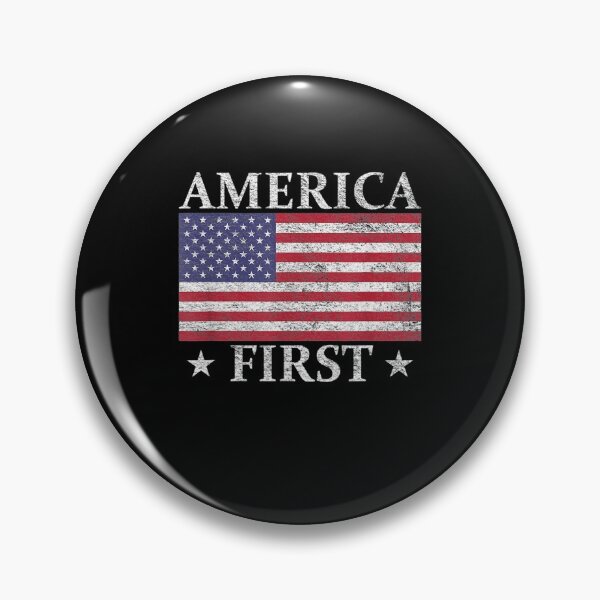 Item preview, AMERICA FIRST USA AMERICAN FLAG PATRIOTTARS ANDTRIPES designed and sold by LochyshiArah.