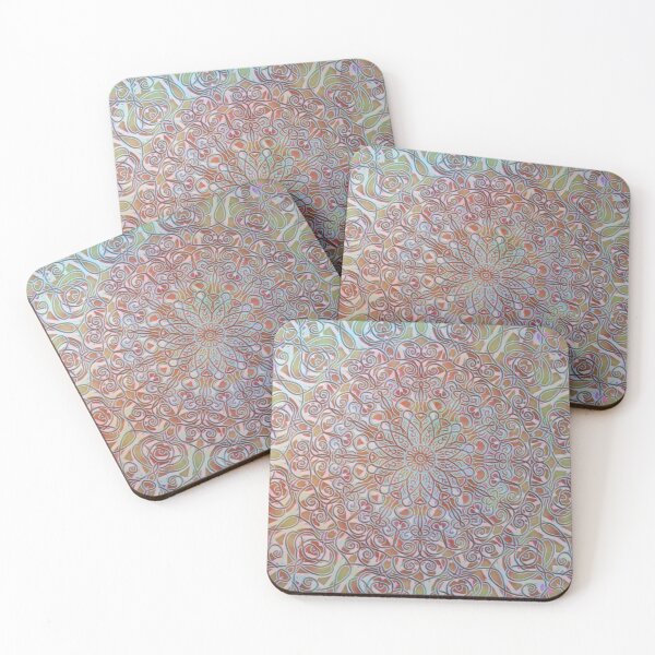 Item preview, Boho Watercolor Mandala  designed and sold by shantilovesart.