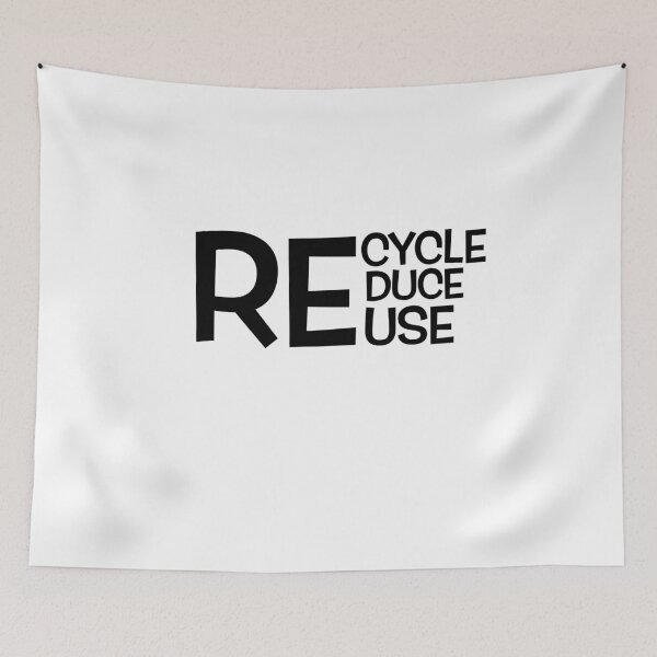 Item preview, Reduce Recycle Reuse Environment Earth, Earth day Eco friendly designed and sold by SuyogDesign.