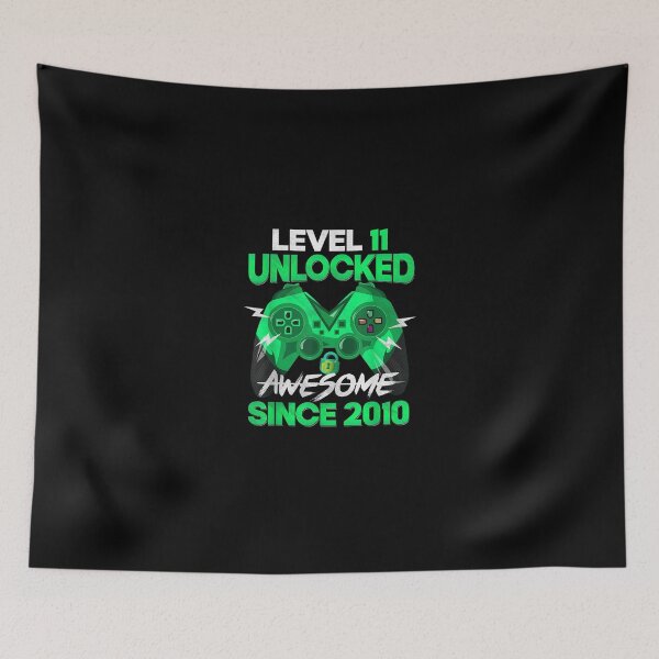 Item preview, 11 Yrs Old Boy Level 11 Unlocked Awesome 2010 Birthday designed and sold by LochyshiArah.