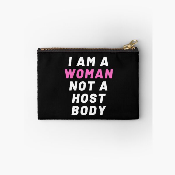 Item preview, Pro Choice | I am a woman not a host body | Rally For Abortion Justice designed and sold by Giovanni's  Brown Quotes.