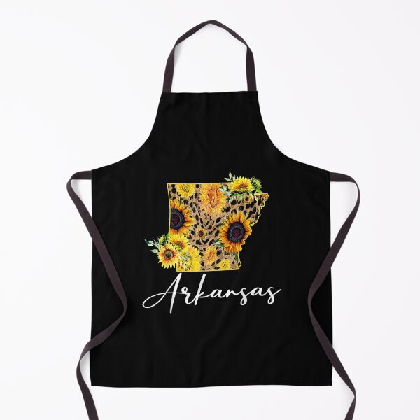 Item preview, Arkansas Sunflower Leopard State Map designed and sold by maudean.