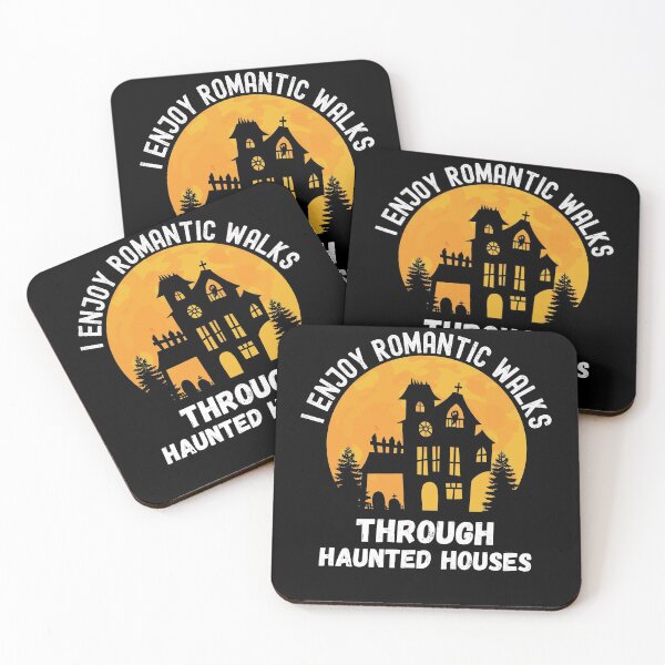 Item preview, I Enjoy Romantic Walks Through Haunted Houses designed and sold by Echo Dusk.