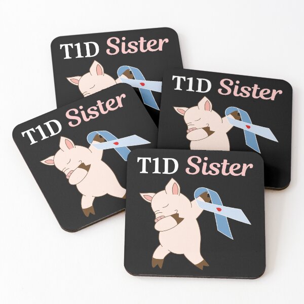 Item preview, Dabbing Pig to Support Sister Type 1 Diabetes designed and sold by CuteDesigns1.