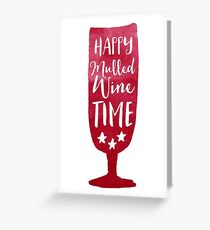 Mulled Wine Christmas Greeting Card