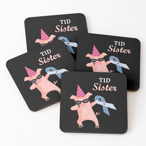Item preview, Dabbing Pig to Support Sister Type 1 Diabetes designed and sold by CuteDesigns1.