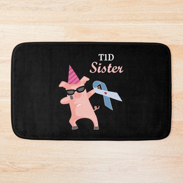 Item preview, Dabbing Pig to Support Sister Type 1 Diabetes designed and sold by CuteDesigns1.