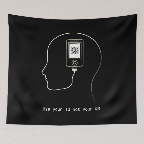 Item preview, Use your IQ not your QR designed and sold by LiToDesignCo.