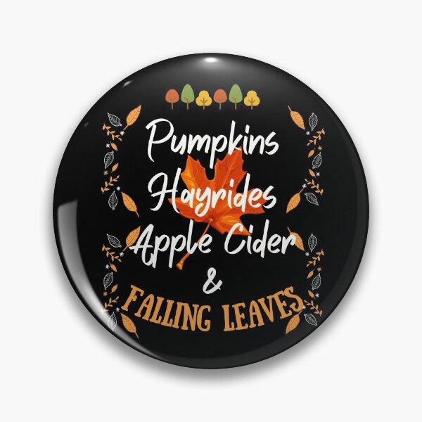 Item preview, Pumpkins Hayrides Apple Cider And Falling Leaves designed and sold by i-longmanshop.