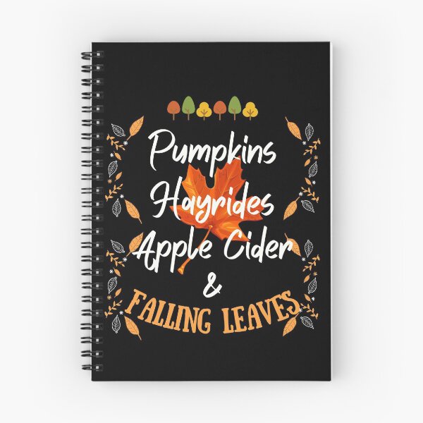 Item preview, Pumpkins Hayrides Apple Cider And Falling Leaves designed and sold by i-longmanshop.