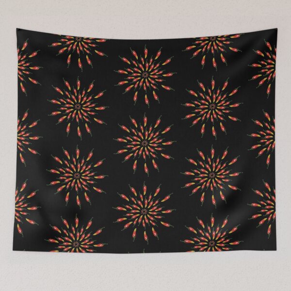 Item preview, Mandala De Chili Peppers designed and sold by Manitarka.