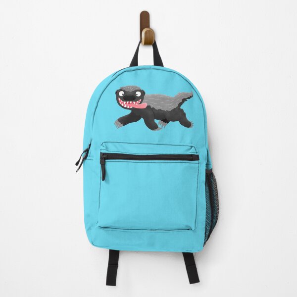 Item preview, Funny hungry honey badger cartoon illustration designed and sold by FrogFactory.