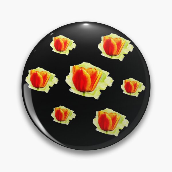 Item preview, Little Orange Watercolor Flowers Set Pack designed and sold by ShamaBo.