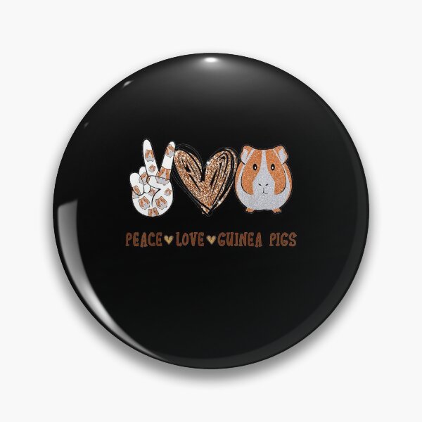 Item preview, Peace love guinea pigs for Guinea Pigs lover designed and sold by JasonNathaya.