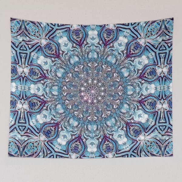 Item preview, Boho Blues Mandala  designed and sold by shantilovesart.