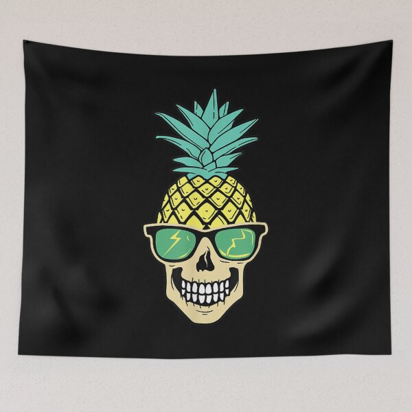 Item preview, Pineapple Skull designed and sold by angelata.