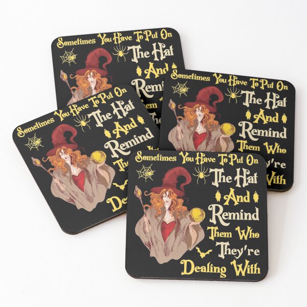 Item preview,  Funny Witch quotes-Sometimes you have to put on the hat to remind them, witch gifts for women  designed and sold by NiceSpot.